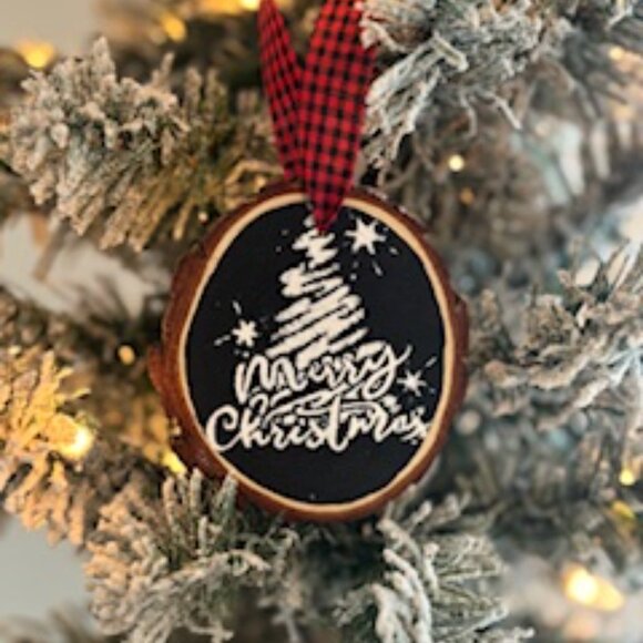 Black & White Farmhouse Vibe Ornaments - Picture 4 of 8